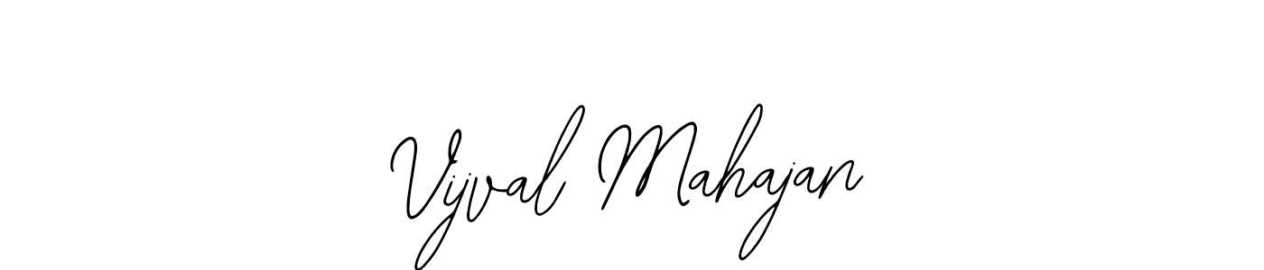 Vijval Mahajan stylish signature style. Best Handwritten Sign (Bearetta-2O07w) for my name. Handwritten Signature Collection Ideas for my name Vijval Mahajan. Vijval Mahajan signature style 12 images and pictures png