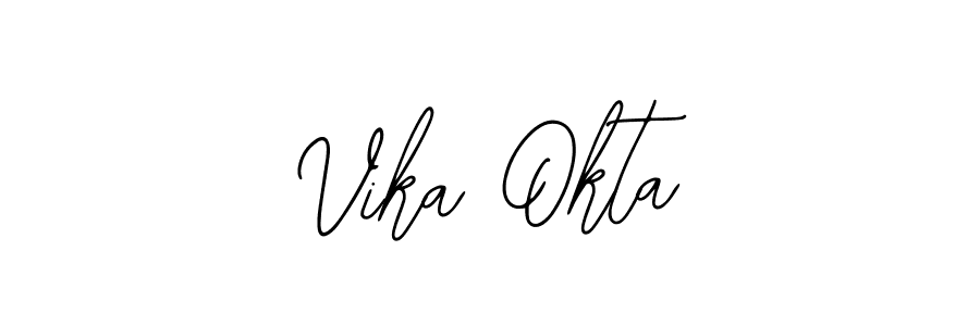 Similarly Bearetta-2O07w is the best handwritten signature design. Signature creator online .You can use it as an online autograph creator for name Vika Okta. Vika Okta signature style 12 images and pictures png