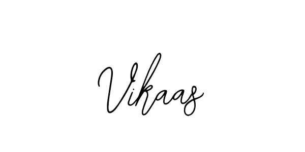 Use a signature maker to create a handwritten signature online. With this signature software, you can design (Bearetta-2O07w) your own signature for name Vikaas. Vikaas signature style 12 images and pictures png