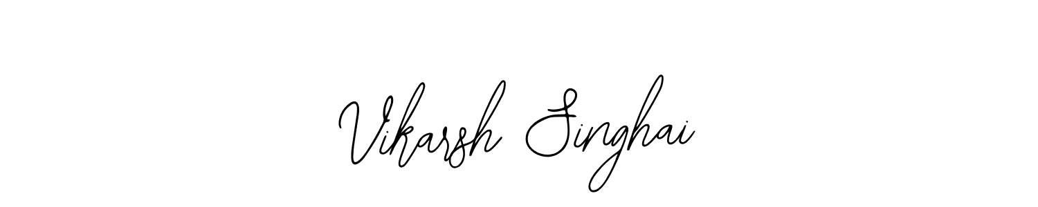 Create a beautiful signature design for name Vikarsh Singhai. With this signature (Bearetta-2O07w) fonts, you can make a handwritten signature for free. Vikarsh Singhai signature style 12 images and pictures png