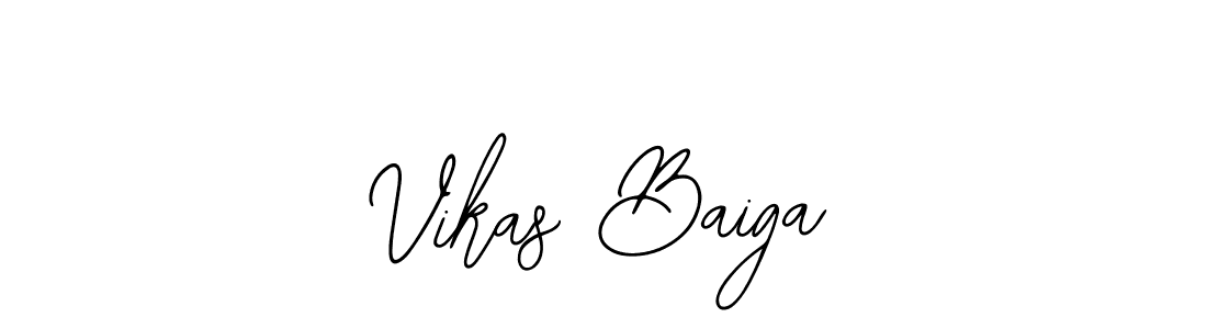 Also You can easily find your signature by using the search form. We will create Vikas Baiga name handwritten signature images for you free of cost using Bearetta-2O07w sign style. Vikas Baiga signature style 12 images and pictures png