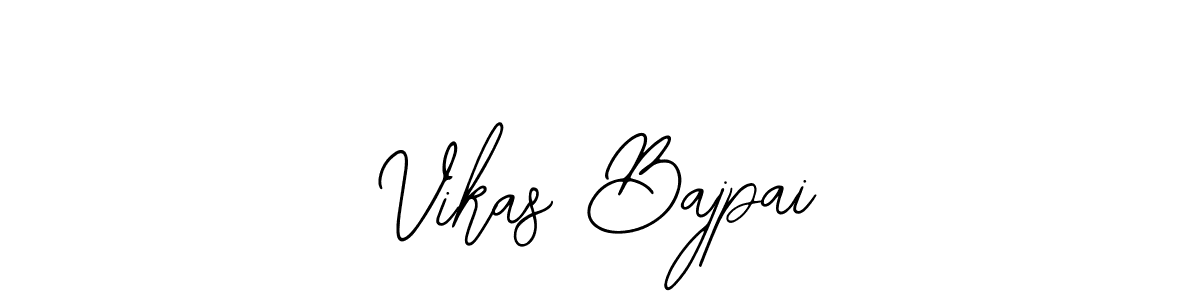 The best way (Bearetta-2O07w) to make a short signature is to pick only two or three words in your name. The name Vikas Bajpai include a total of six letters. For converting this name. Vikas Bajpai signature style 12 images and pictures png