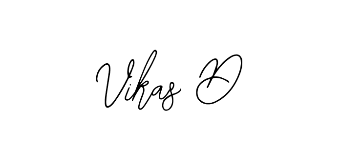How to make Vikas D signature? Bearetta-2O07w is a professional autograph style. Create handwritten signature for Vikas D name. Vikas D signature style 12 images and pictures png