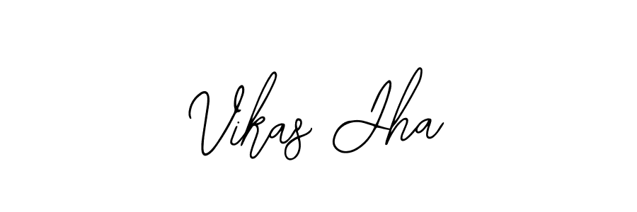 How to make Vikas Jha signature? Bearetta-2O07w is a professional autograph style. Create handwritten signature for Vikas Jha name. Vikas Jha signature style 12 images and pictures png