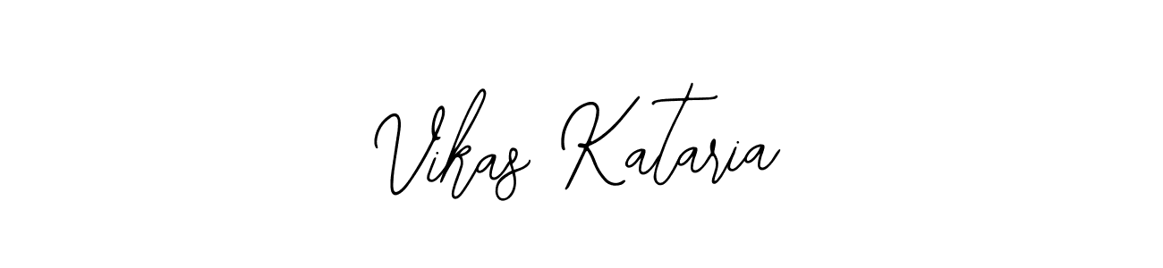 How to make Vikas Kataria name signature. Use Bearetta-2O07w style for creating short signs online. This is the latest handwritten sign. Vikas Kataria signature style 12 images and pictures png