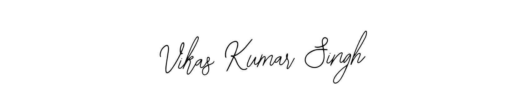 How to make Vikas Kumar Singh name signature. Use Bearetta-2O07w style for creating short signs online. This is the latest handwritten sign. Vikas Kumar Singh signature style 12 images and pictures png