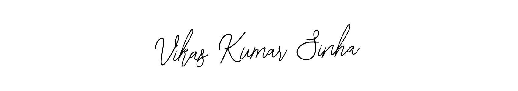 How to make Vikas Kumar Sinha name signature. Use Bearetta-2O07w style for creating short signs online. This is the latest handwritten sign. Vikas Kumar Sinha signature style 12 images and pictures png