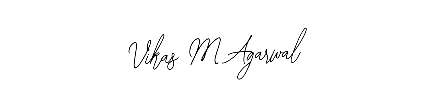 You should practise on your own different ways (Bearetta-2O07w) to write your name (Vikas M Agarwal) in signature. don't let someone else do it for you. Vikas M Agarwal signature style 12 images and pictures png
