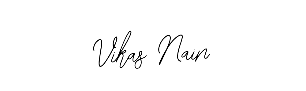 The best way (Bearetta-2O07w) to make a short signature is to pick only two or three words in your name. The name Vikas Nain include a total of six letters. For converting this name. Vikas Nain signature style 12 images and pictures png