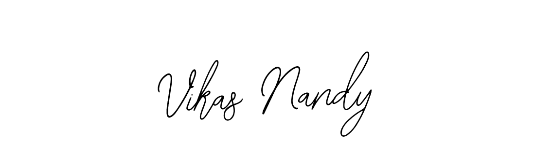 Also we have Vikas Nandy name is the best signature style. Create professional handwritten signature collection using Bearetta-2O07w autograph style. Vikas Nandy signature style 12 images and pictures png