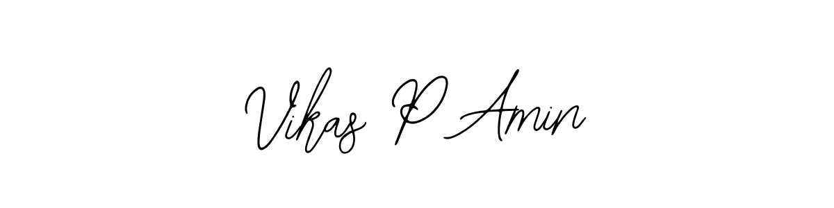 How to make Vikas P Amin signature? Bearetta-2O07w is a professional autograph style. Create handwritten signature for Vikas P Amin name. Vikas P Amin signature style 12 images and pictures png