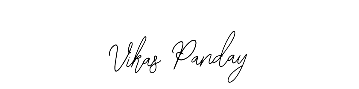 Also You can easily find your signature by using the search form. We will create Vikas Panday name handwritten signature images for you free of cost using Bearetta-2O07w sign style. Vikas Panday signature style 12 images and pictures png