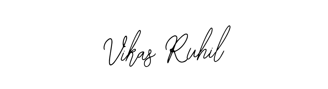 Similarly Bearetta-2O07w is the best handwritten signature design. Signature creator online .You can use it as an online autograph creator for name Vikas Ruhil. Vikas Ruhil signature style 12 images and pictures png
