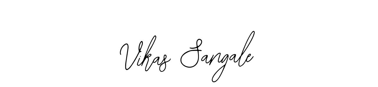 Also You can easily find your signature by using the search form. We will create Vikas Sangale name handwritten signature images for you free of cost using Bearetta-2O07w sign style. Vikas Sangale signature style 12 images and pictures png