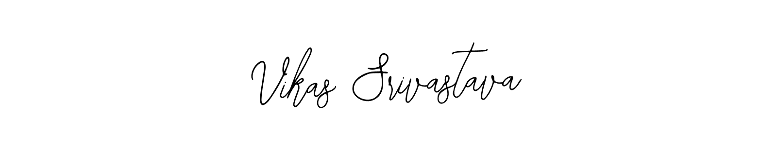 How to make Vikas Srivastava name signature. Use Bearetta-2O07w style for creating short signs online. This is the latest handwritten sign. Vikas Srivastava signature style 12 images and pictures png
