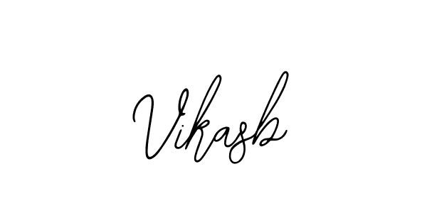 Use a signature maker to create a handwritten signature online. With this signature software, you can design (Bearetta-2O07w) your own signature for name Vikasb. Vikasb signature style 12 images and pictures png