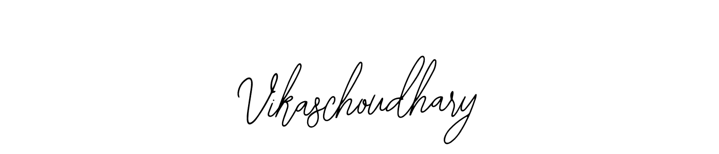 You should practise on your own different ways (Bearetta-2O07w) to write your name (Vikaschoudhary) in signature. don't let someone else do it for you. Vikaschoudhary signature style 12 images and pictures png