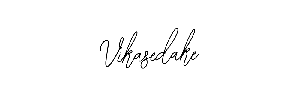 Also we have Vikasedake name is the best signature style. Create professional handwritten signature collection using Bearetta-2O07w autograph style. Vikasedake signature style 12 images and pictures png