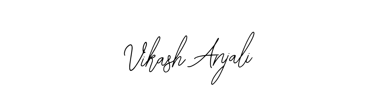 Use a signature maker to create a handwritten signature online. With this signature software, you can design (Bearetta-2O07w) your own signature for name Vikash Anjali. Vikash Anjali signature style 12 images and pictures png