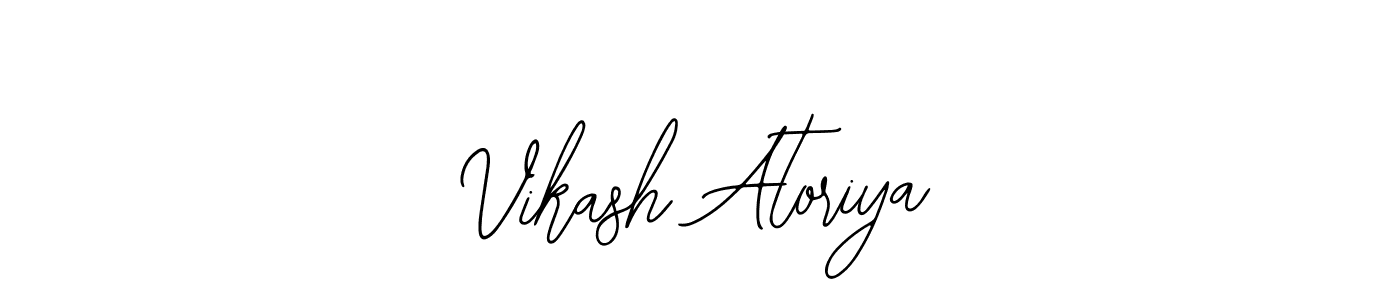 Also You can easily find your signature by using the search form. We will create Vikash Atoriya name handwritten signature images for you free of cost using Bearetta-2O07w sign style. Vikash Atoriya signature style 12 images and pictures png