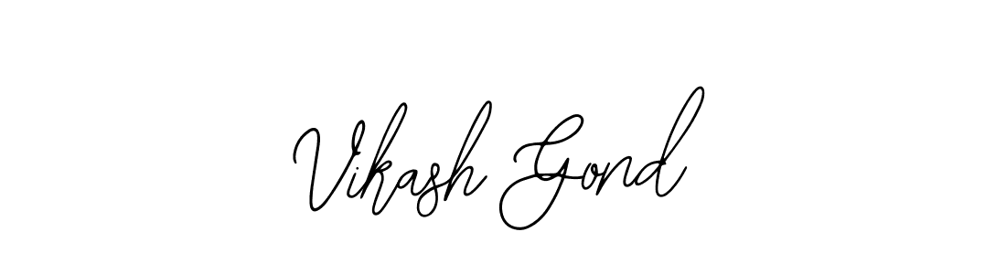 Design your own signature with our free online signature maker. With this signature software, you can create a handwritten (Bearetta-2O07w) signature for name Vikash Gond. Vikash Gond signature style 12 images and pictures png