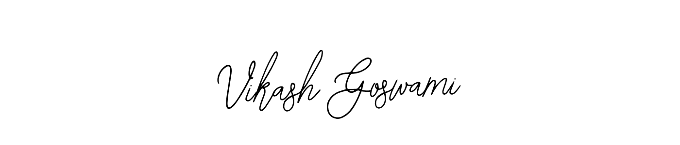 Make a beautiful signature design for name Vikash Goswami. With this signature (Bearetta-2O07w) style, you can create a handwritten signature for free. Vikash Goswami signature style 12 images and pictures png