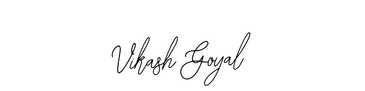Use a signature maker to create a handwritten signature online. With this signature software, you can design (Bearetta-2O07w) your own signature for name Vikash Goyal. Vikash Goyal signature style 12 images and pictures png