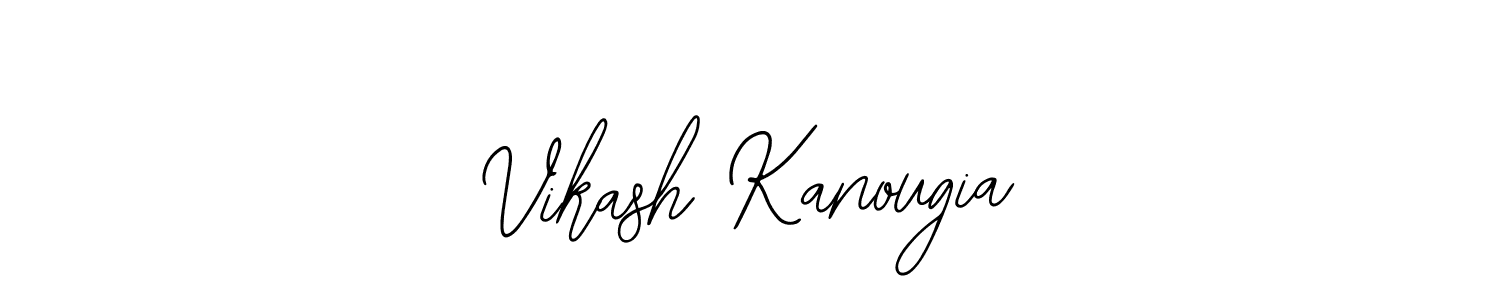The best way (Bearetta-2O07w) to make a short signature is to pick only two or three words in your name. The name Vikash Kanougia include a total of six letters. For converting this name. Vikash Kanougia signature style 12 images and pictures png