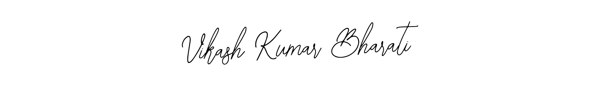 Use a signature maker to create a handwritten signature online. With this signature software, you can design (Bearetta-2O07w) your own signature for name Vikash Kumar Bharati. Vikash Kumar Bharati signature style 12 images and pictures png