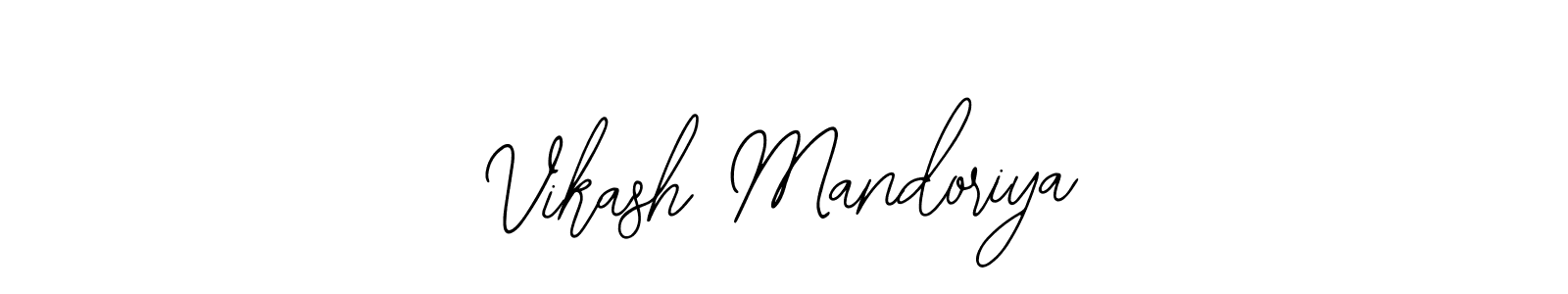 You should practise on your own different ways (Bearetta-2O07w) to write your name (Vikash Mandoriya) in signature. don't let someone else do it for you. Vikash Mandoriya signature style 12 images and pictures png