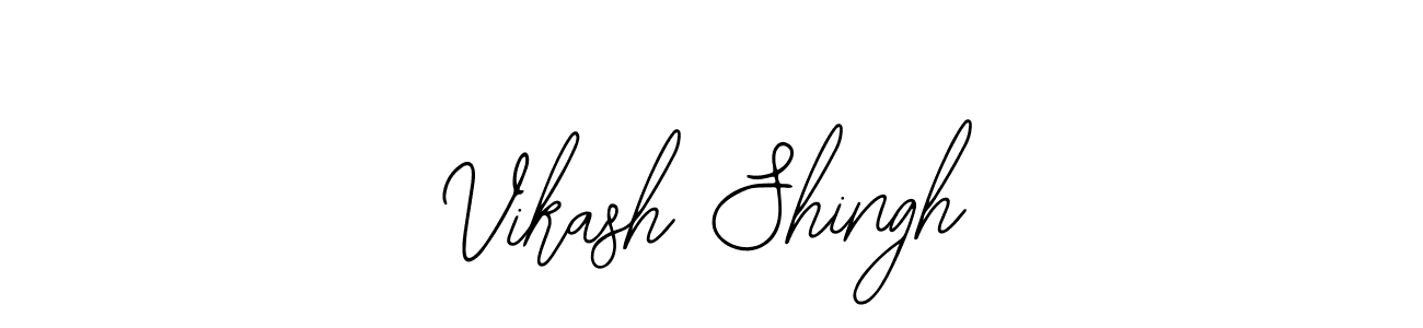 How to make Vikash Shingh name signature. Use Bearetta-2O07w style for creating short signs online. This is the latest handwritten sign. Vikash Shingh signature style 12 images and pictures png