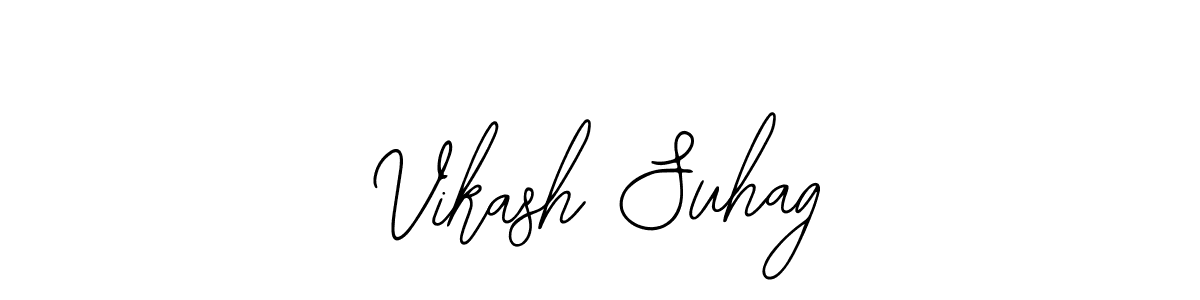 Also we have Vikash Suhag name is the best signature style. Create professional handwritten signature collection using Bearetta-2O07w autograph style. Vikash Suhag signature style 12 images and pictures png