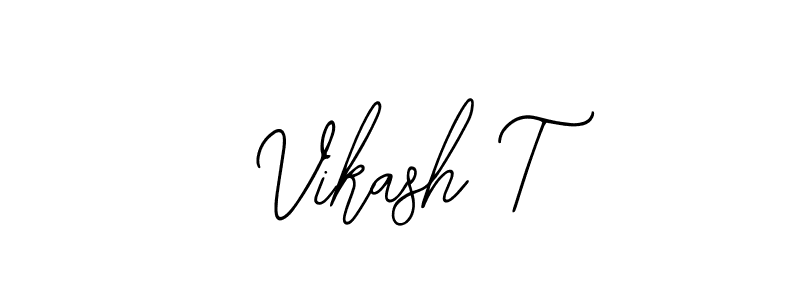 Similarly Bearetta-2O07w is the best handwritten signature design. Signature creator online .You can use it as an online autograph creator for name Vikash T. Vikash T signature style 12 images and pictures png