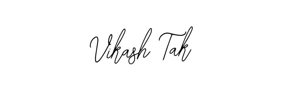 Vikash Tak stylish signature style. Best Handwritten Sign (Bearetta-2O07w) for my name. Handwritten Signature Collection Ideas for my name Vikash Tak. Vikash Tak signature style 12 images and pictures png