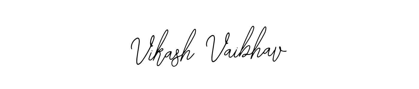 You should practise on your own different ways (Bearetta-2O07w) to write your name (Vikash Vaibhav) in signature. don't let someone else do it for you. Vikash Vaibhav signature style 12 images and pictures png