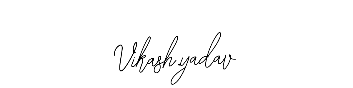 The best way (Bearetta-2O07w) to make a short signature is to pick only two or three words in your name. The name Vikash.yadav include a total of six letters. For converting this name. Vikash.yadav signature style 12 images and pictures png