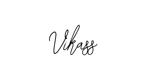 Also we have Vikass name is the best signature style. Create professional handwritten signature collection using Bearetta-2O07w autograph style. Vikass signature style 12 images and pictures png
