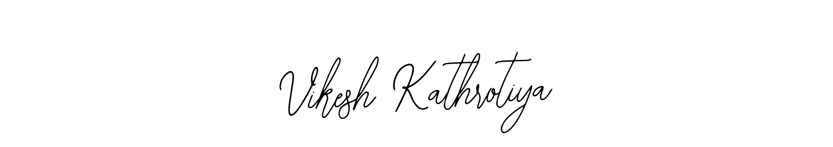 It looks lik you need a new signature style for name Vikesh Kathrotiya. Design unique handwritten (Bearetta-2O07w) signature with our free signature maker in just a few clicks. Vikesh Kathrotiya signature style 12 images and pictures png