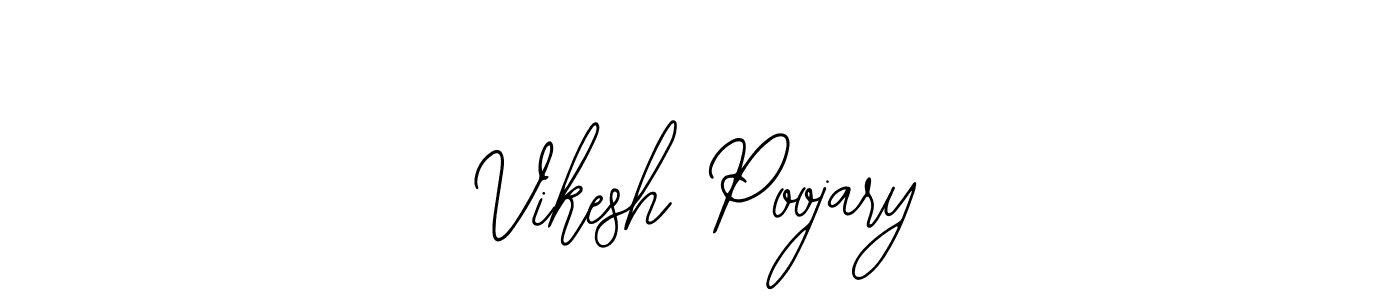 This is the best signature style for the Vikesh Poojary name. Also you like these signature font (Bearetta-2O07w). Mix name signature. Vikesh Poojary signature style 12 images and pictures png