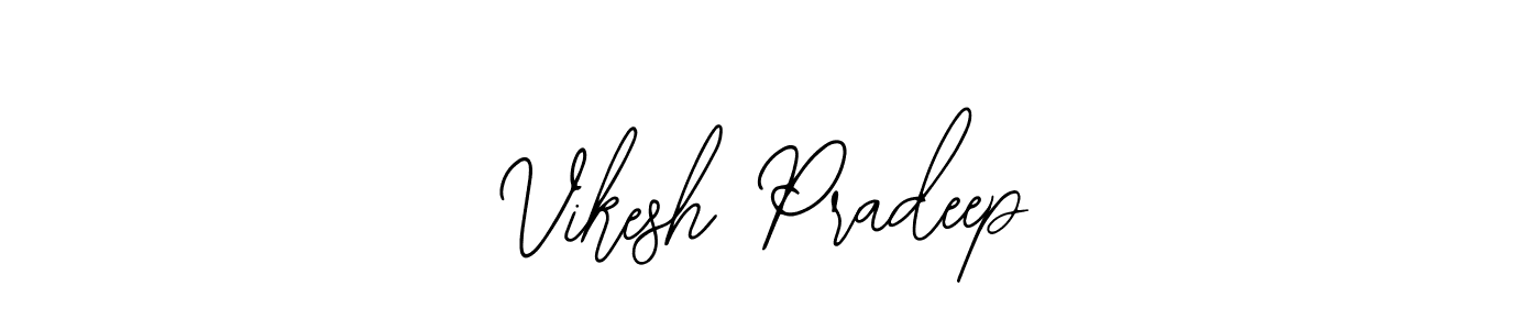 Also we have Vikesh Pradeep name is the best signature style. Create professional handwritten signature collection using Bearetta-2O07w autograph style. Vikesh Pradeep signature style 12 images and pictures png