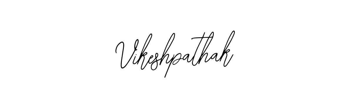 Vikeshpathak stylish signature style. Best Handwritten Sign (Bearetta-2O07w) for my name. Handwritten Signature Collection Ideas for my name Vikeshpathak. Vikeshpathak signature style 12 images and pictures png