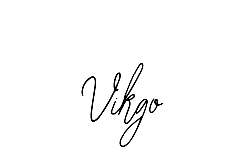 Design your own signature with our free online signature maker. With this signature software, you can create a handwritten (Bearetta-2O07w) signature for name Vikgo. Vikgo signature style 12 images and pictures png