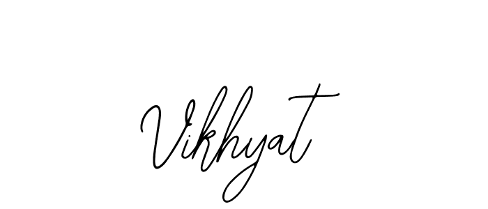 It looks lik you need a new signature style for name Vikhyat. Design unique handwritten (Bearetta-2O07w) signature with our free signature maker in just a few clicks. Vikhyat signature style 12 images and pictures png