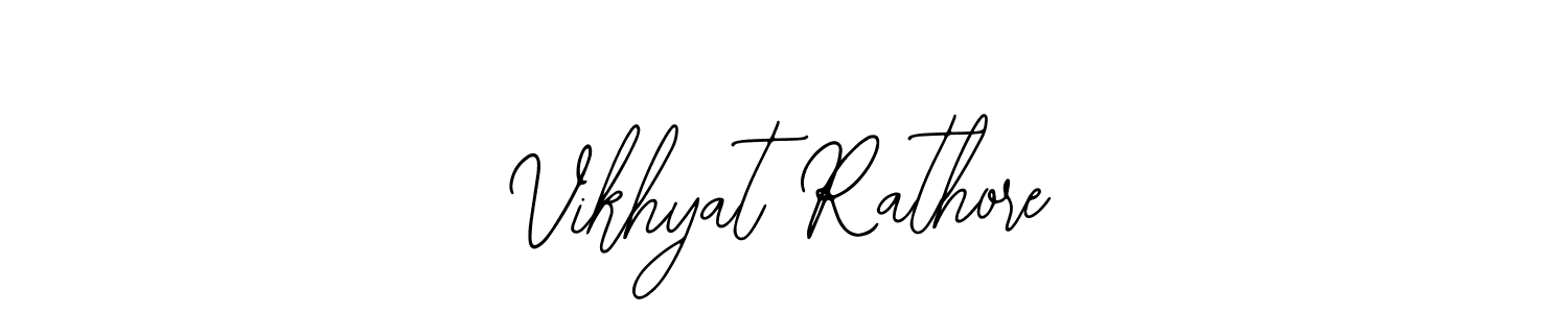 Make a beautiful signature design for name Vikhyat Rathore. With this signature (Bearetta-2O07w) style, you can create a handwritten signature for free. Vikhyat Rathore signature style 12 images and pictures png