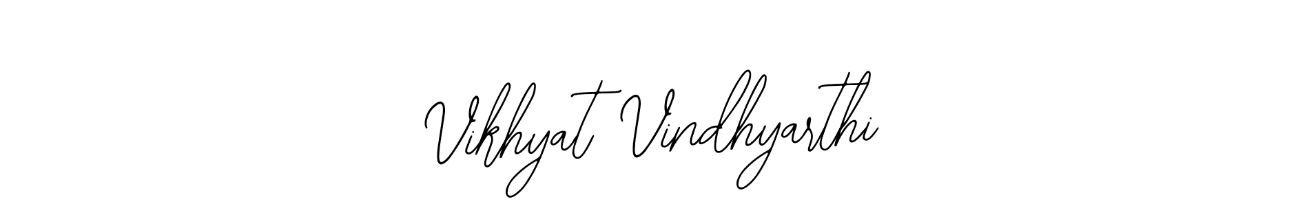 Use a signature maker to create a handwritten signature online. With this signature software, you can design (Bearetta-2O07w) your own signature for name Vikhyat Vindhyarthi. Vikhyat Vindhyarthi signature style 12 images and pictures png