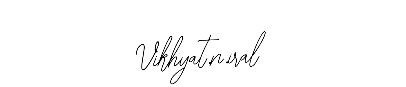 if you are searching for the best signature style for your name Vikhyat.n.iral. so please give up your signature search. here we have designed multiple signature styles  using Bearetta-2O07w. Vikhyat.n.iral signature style 12 images and pictures png