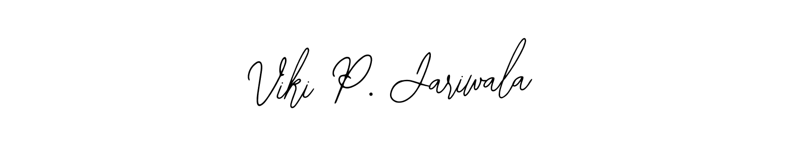 You can use this online signature creator to create a handwritten signature for the name Viki P. Jariwala. This is the best online autograph maker. Viki P. Jariwala signature style 12 images and pictures png