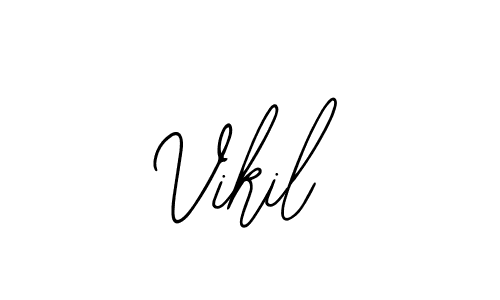 The best way (Bearetta-2O07w) to make a short signature is to pick only two or three words in your name. The name Vikil include a total of six letters. For converting this name. Vikil signature style 12 images and pictures png