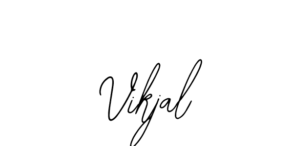 Vikjal stylish signature style. Best Handwritten Sign (Bearetta-2O07w) for my name. Handwritten Signature Collection Ideas for my name Vikjal. Vikjal signature style 12 images and pictures png