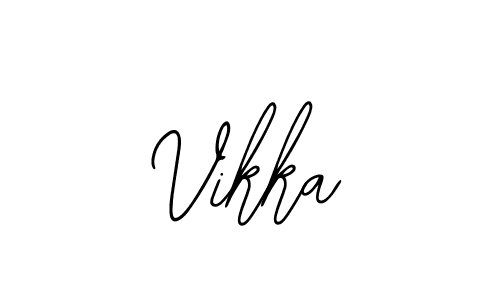 Create a beautiful signature design for name Vikka. With this signature (Bearetta-2O07w) fonts, you can make a handwritten signature for free. Vikka signature style 12 images and pictures png